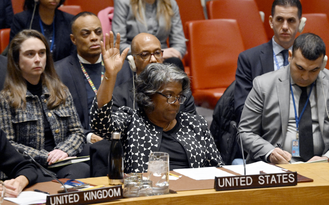 The United States Blocks UN Resolution for Immediate Gaza Ceasefire