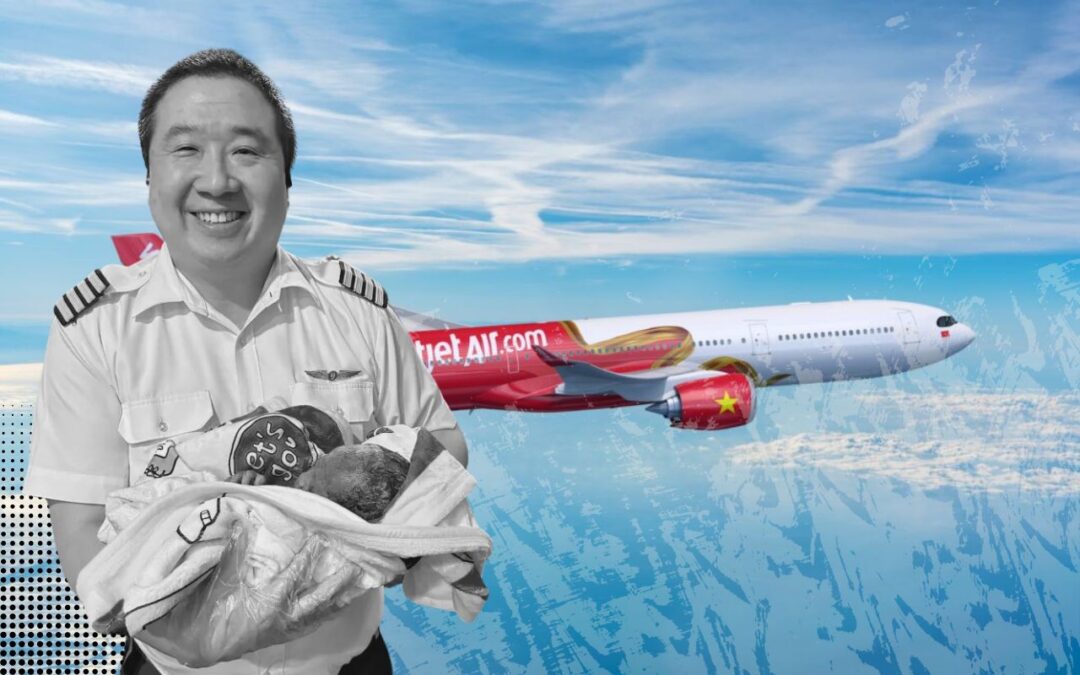 Pilot Delivers Baby Mid-Flight, Earning “Sky” a Unique Origin Story