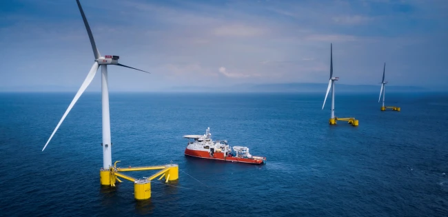 Installation of Floating Wind Farms between Curaçao and Aruba