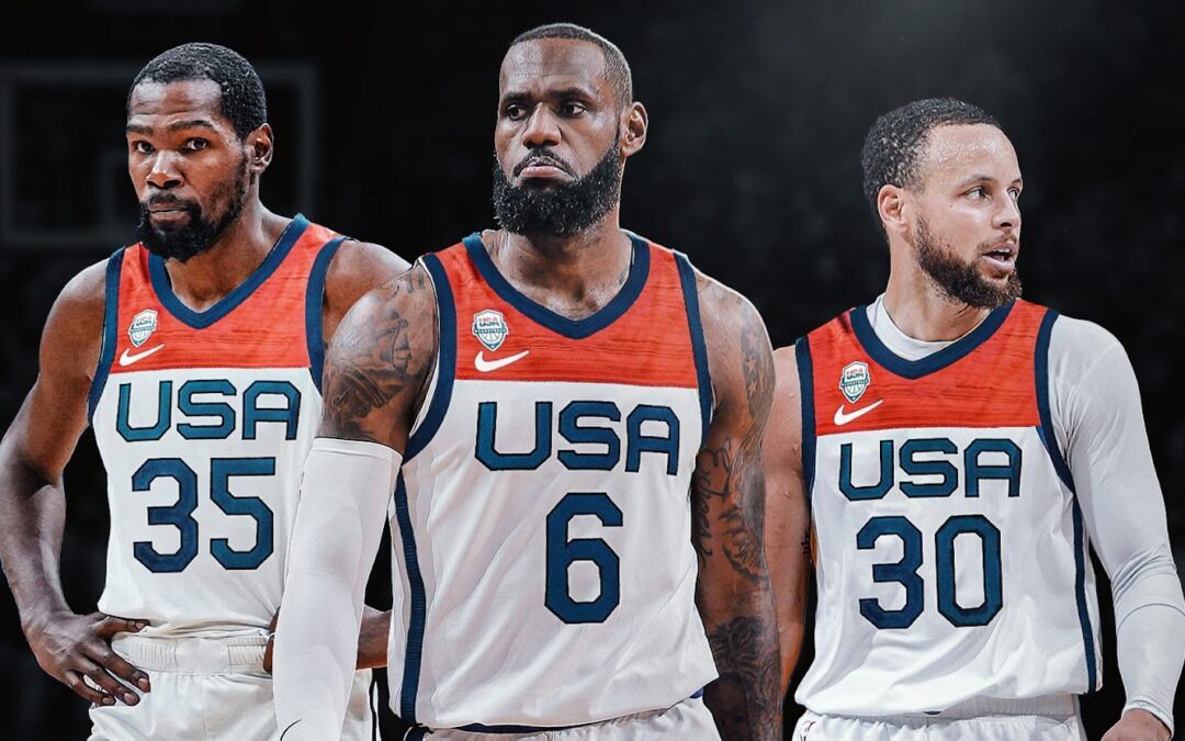 Team USA Basketball Announces Star-Studded Lineup for 2024 Olympics Led by LeBron James and Stephen Curry.