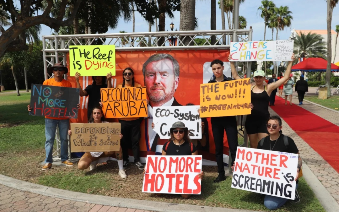 Aruban Citizens Protest Government Protocol on King’s Day, Urging Action on Environmental Crisis