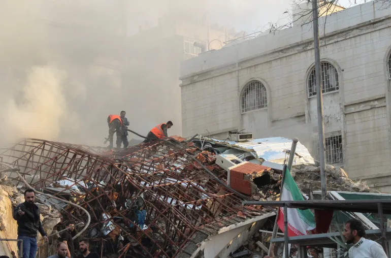 Iran accuses Israel of killing Iranian military commanders in airstrike on consulate in Syria