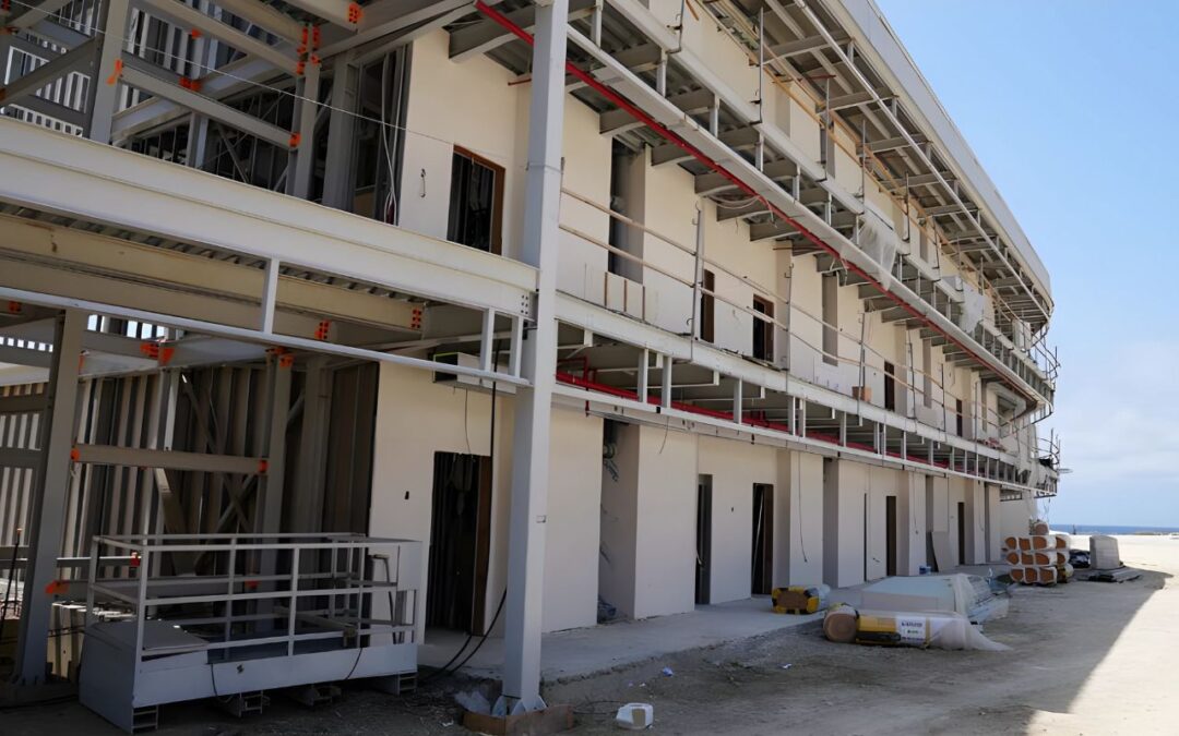 Prime Minister Visits Rapidly Progressing Hotel Secrets Construction Site in San Nicolas Amidst Local Concerns