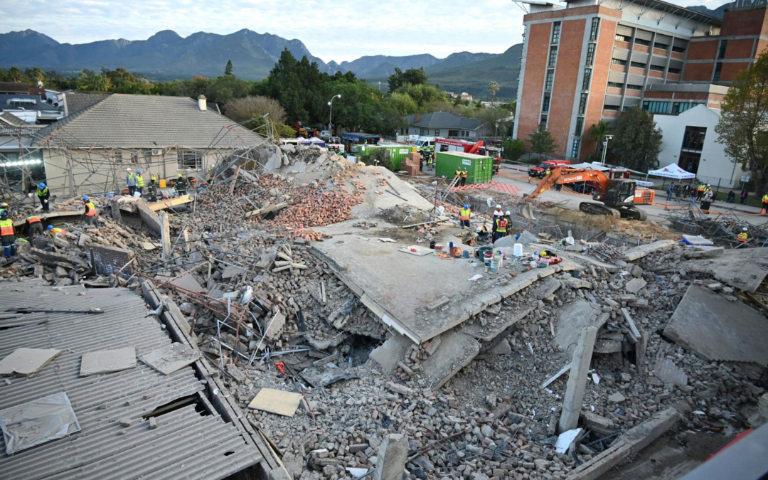 Race Against Time: South Africa Building Collapse Triggers Desperate Rescue Mission As Death Toll Up To 32.