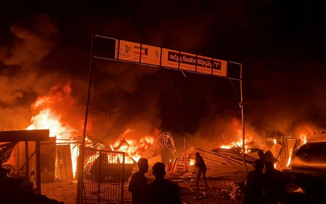 Israeli Strike on Displaced Persons Camp in Rafah Kills At Least 45