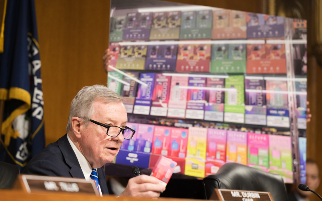 Senators Press FDA, DOJ on Youth Vaping Crisis.