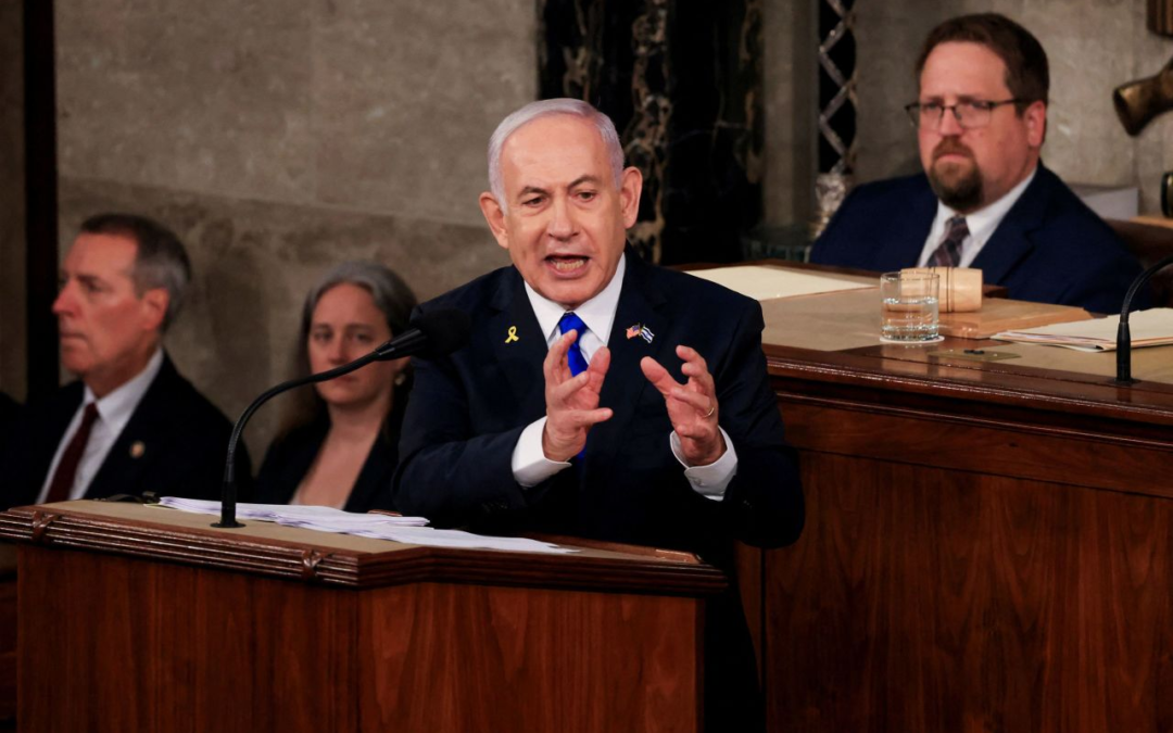 Israeli PM Netanyahu Defends Gaza War, Criticizes Protesters in Address to US Congress