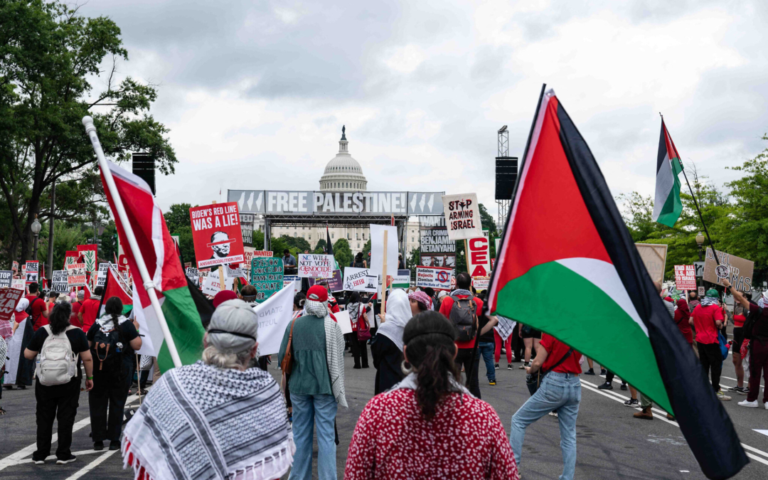 Protesters Clash as Netanyahu Visits Washington, D.C.