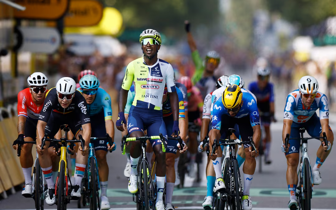 Biniam Girmay Makes History as First Black African to Win a Tour de France Stage