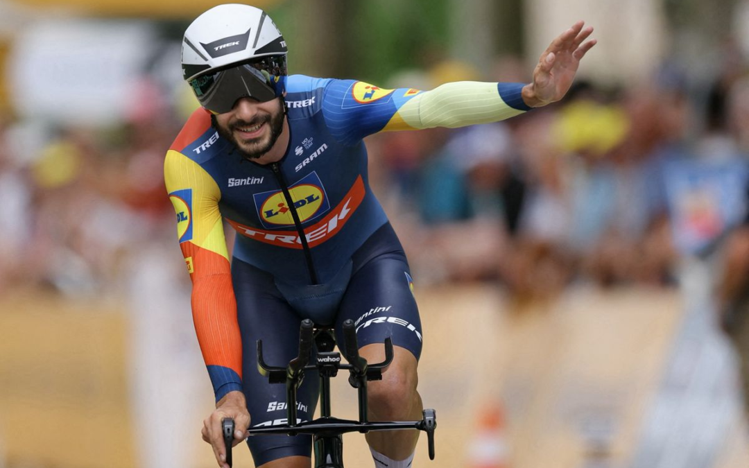 French Cyclist Julien Bernard Fined for Stopping to Kiss Wife During Tour de France Stage