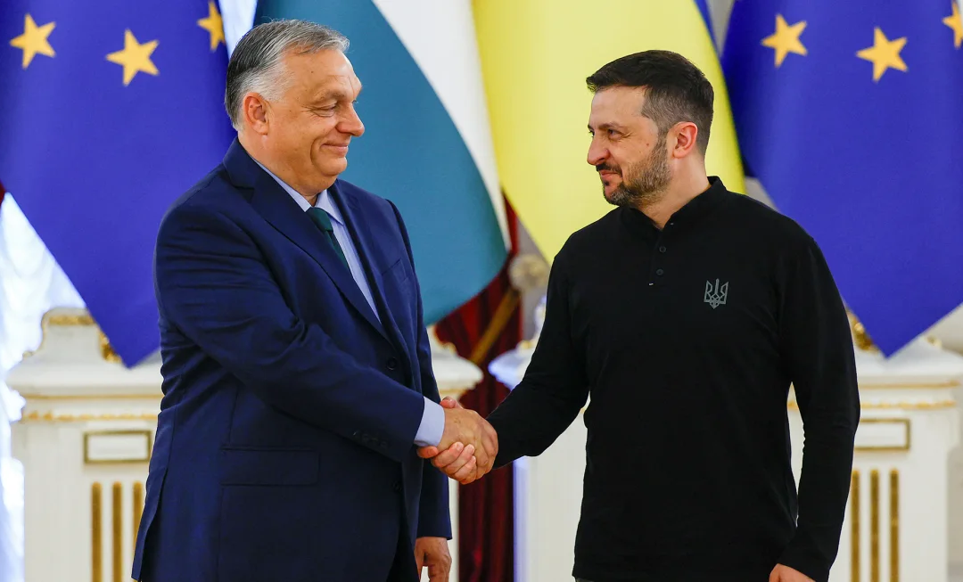 Hungarian Prime Minister Viktor Orban Visits Kyiv for First Time Since Start of War