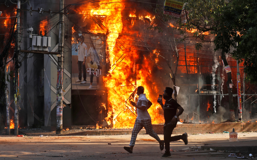 Bangladesh Erupts in Violence as Anti-Government Protests Turn Deadly