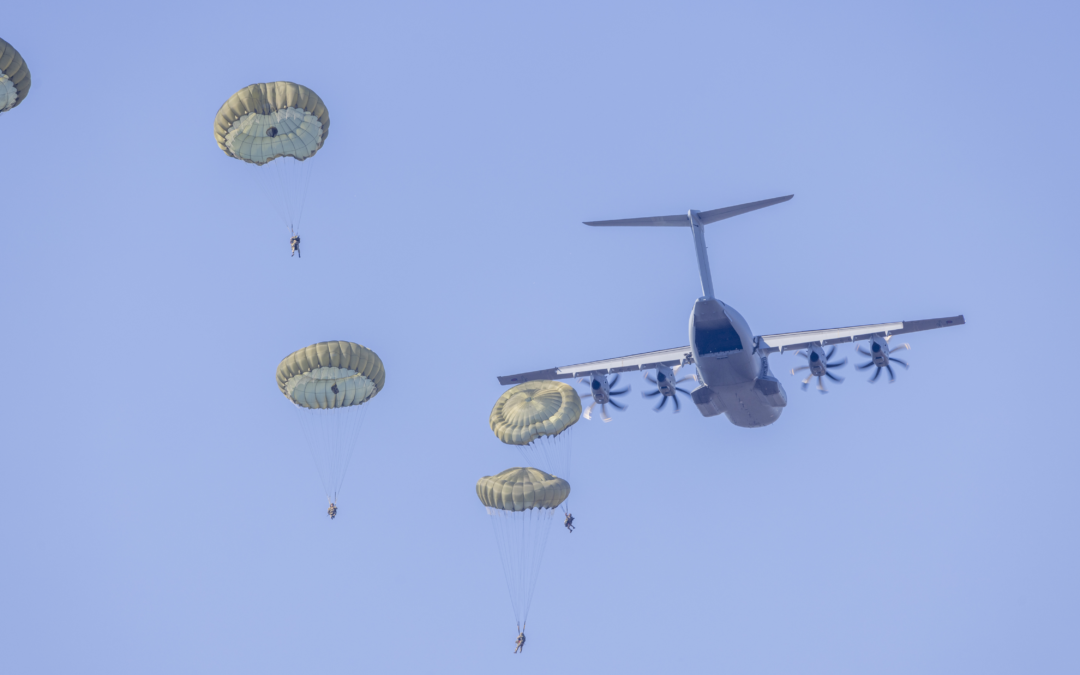 Parachute Drop Near Arnhem Marks 80th Anniversary of Operation Market Garden