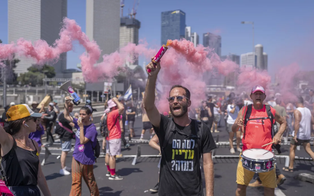Tumultuous Weekend for Israelis as Protests Intensify Over Hostage Crisis