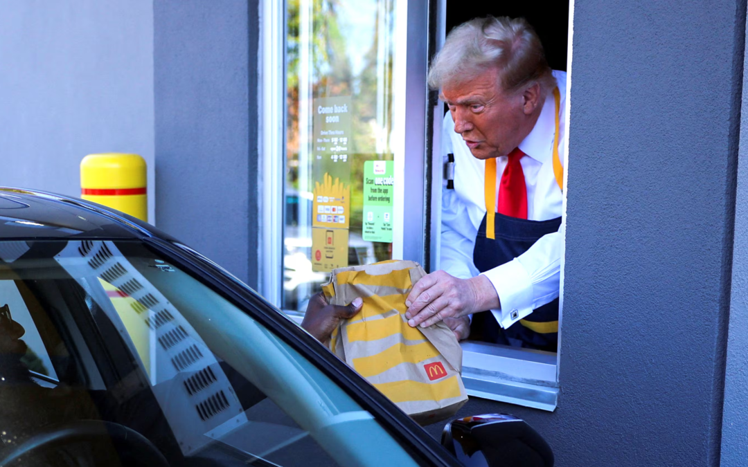 Trump’s McDonald’s Visit Raises Eyebrows in Final Campaign Days