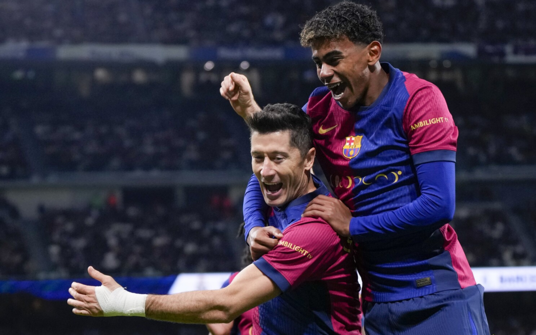 Barcelona Crush Real Madrid 4-0 in El Clasico as Lewandowski Outshines Mbappe