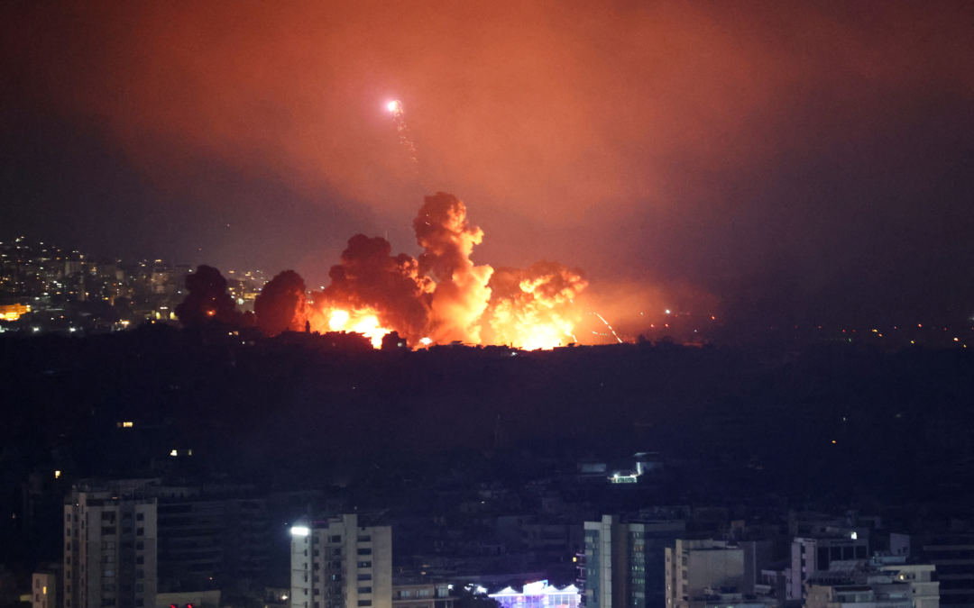 Israeli Airstrike Reportedly Hits Beirut, Triggering Explosions Near Airport