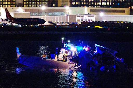 Fatal Aviation Catastrophe: American Airlines Flight Crashes After Midair Impact with Black Hawk Helicopter