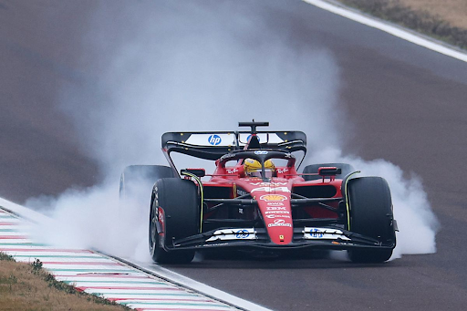 Lewis Hamilton Crashes Ferrari During Early F1 Testing in Spain